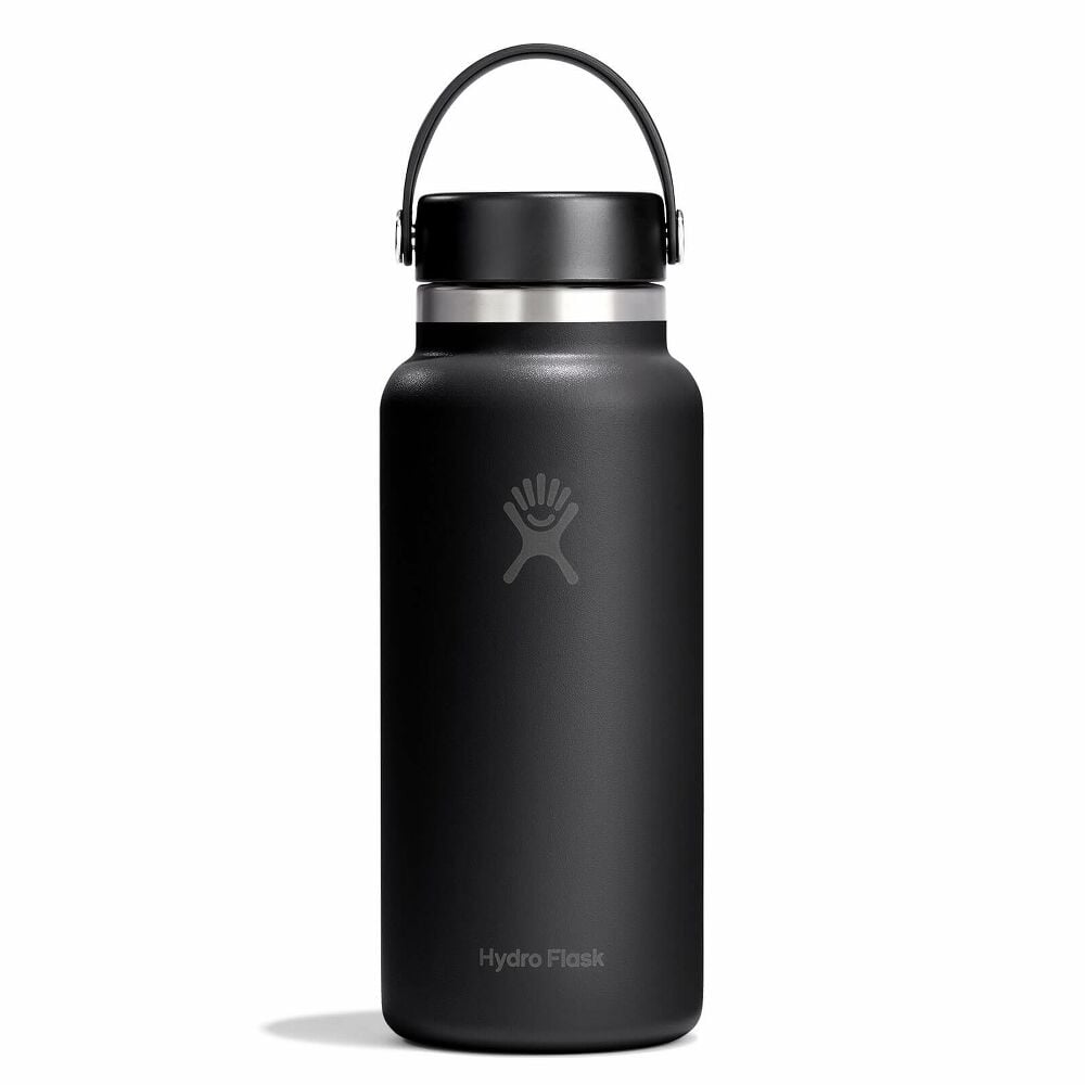 32 oz Wide Mouth Bottle - Black